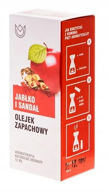 Olejek zapachowy 12ml - jabłko i sandał