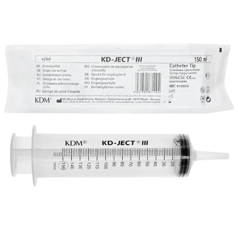 Strzykawka do cewnikowania Janeta 150ml (160ml) KD-JECT III - 1 szt.