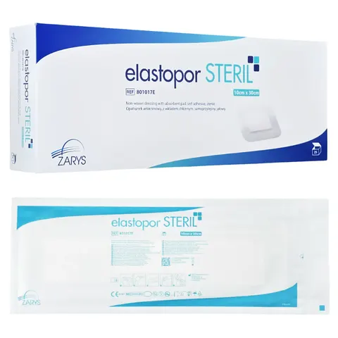 elastopor STERIL Plaster z opatrunkiem chłonnym 10x30 cm - 25 szt.