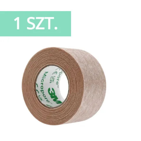 3M Micropore™ Przylepiec papierowy 2,5cm x 9,1m CIELISTY - 1 szt. | REF: 1533-1