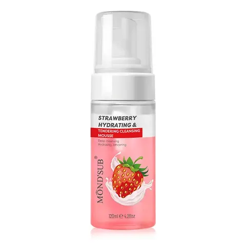 MOND'SUB Pianka do mycia twarzy TRUSKAWKA 120ml