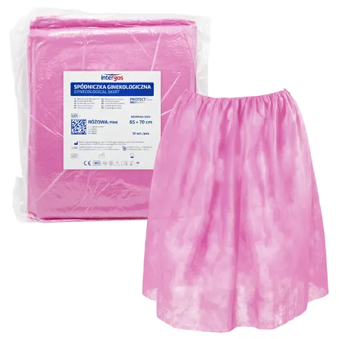 Spódniczki ginekologiczne na gumkę 20G (one size) Intergos - 10 szt.