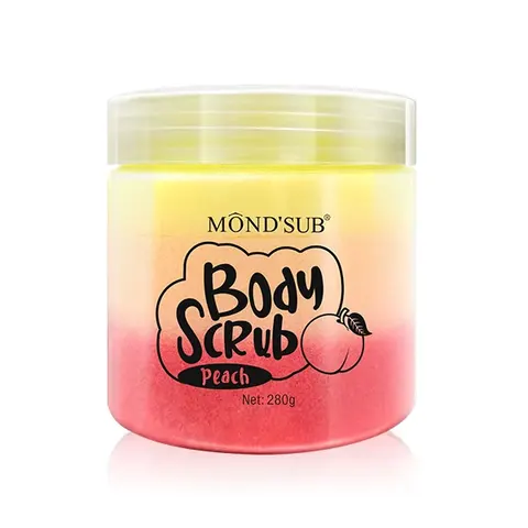 Peeling do ciała trójkolorowy BRZOSKWINIA 280g