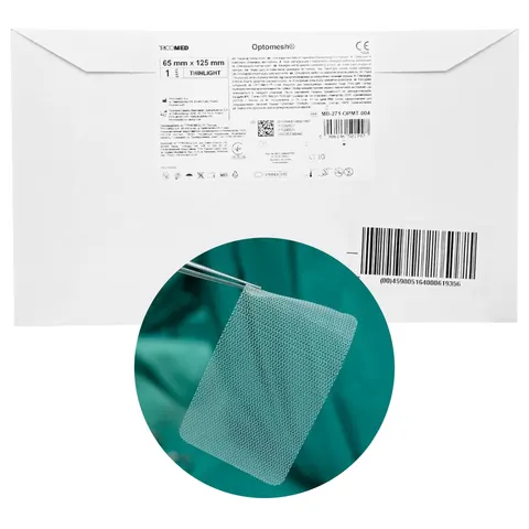 Optomesh® Thinlight - Chirurgiczna siatka przepuklinowa implant 65x125mm