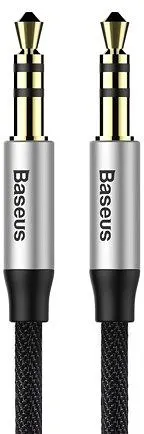 Kabel audio mini jack 3,5mm AUX Baseus Yiven 1m (czarno-srebrny)