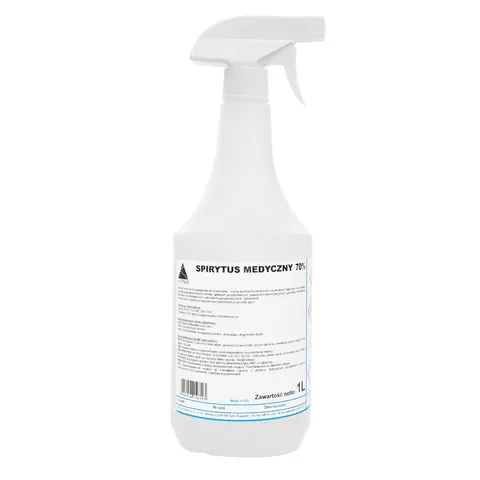 ALPINUS Spirytus medyczny 70% (alkohol etylowy) 1L (z atomizerem)