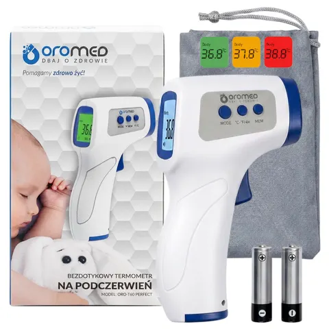 Termometr bezdotykowy lekarski OROMED ORO-T60 PERFECT (do ciała i powierzchni)