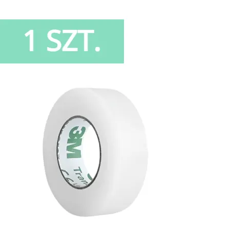 3M Transpore™ Przylepiec foliowy 1,25cm x 9,1m - 1 szt. | REF: 1527-0