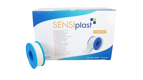 SENSIplast Przylepiec tkaninowy na rolce 1,25cm x 5m - 1 szt.