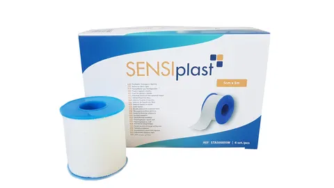 SENSIplast Przylepiec tkaninowy na rolce 5cm x 5m - 1 szt.