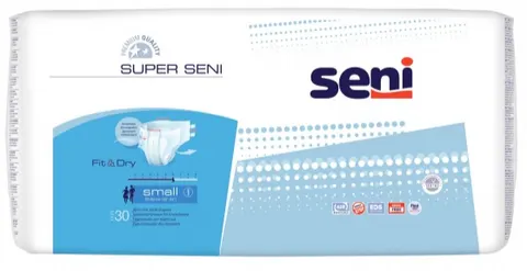 Seni Super Seni Pieluchomajtki Rozmiar S 30 szt