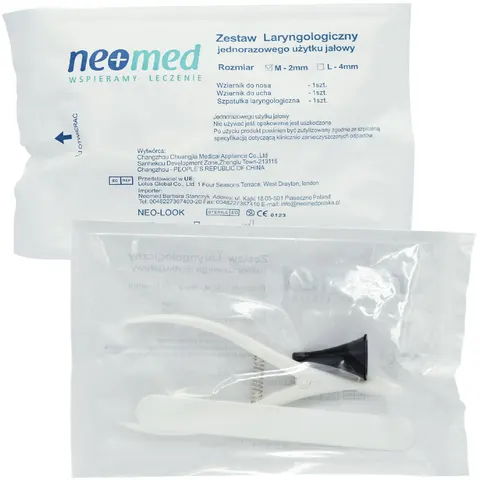 Zestaw laryngologiczny 2mm MEDIUM jałowy NeoMed - 1 szt.