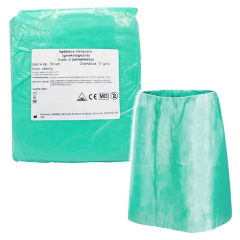 Spódniczki ginekologiczne na gumkę 17G (one size) BISMED - 50 szt.