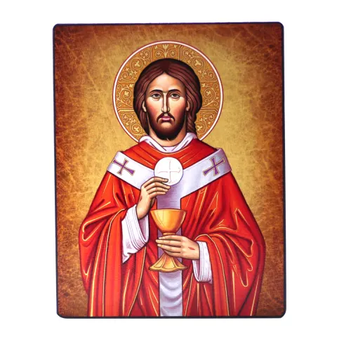 Ikona Jezus Eucharystyczny. Średnia.