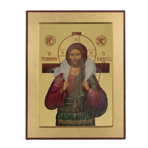 Ikona Jezus Dobry Pasterz. Kowczeg. Średnia.