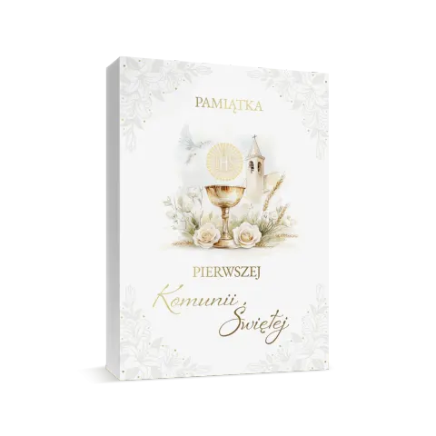 Pudełko na pamiątki I Komunii Świętej
