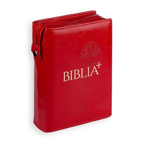 Okładka na Biblię Plus - czerwona