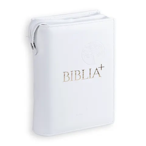 Okładka na Biblię Plus - Biała