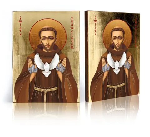 Ikona Święty Franciszek. Średnia.