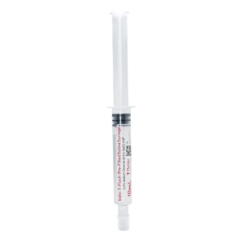 Métier Safe-T-Flush™ Strzykawka z roztworem chlorku sodu 0,9% (sól fizjologiczna - NaCl 0,9%) 10ml - 1 szt. | REF: PF1010