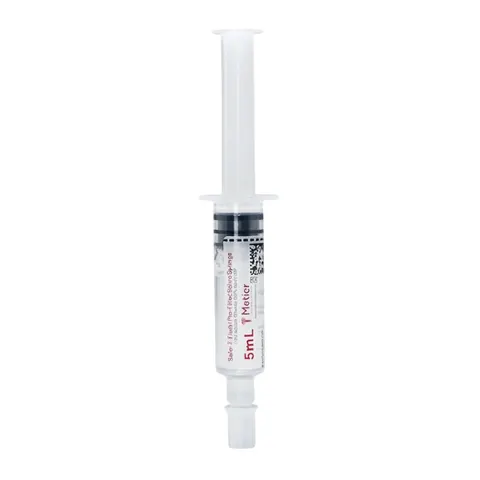Métier Safe-T-Flush™ Strzykawka z roztworem chlorku sodu 0,9% (sól fizjologiczna - NaCl 0,9%) 5ml - 1 szt. | REF: PF0505
