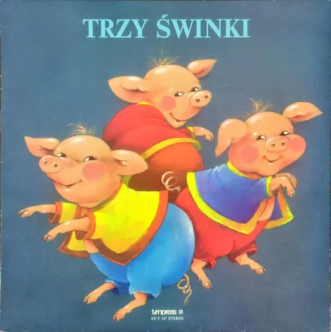 Sergiusz Michałkow: TRZY ŚWINKI LP SXT147 Tonpress VG