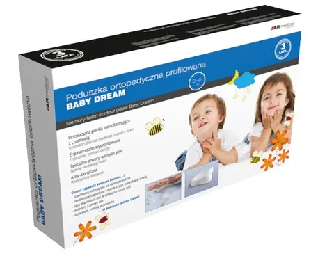 Dziecięca poduszka ortopedyczna profilowana - Baby Dream (MFP-4026)