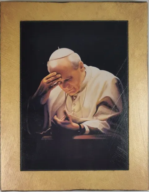 Ikona św. Jan Paweł II. Średnia. Wzór 2