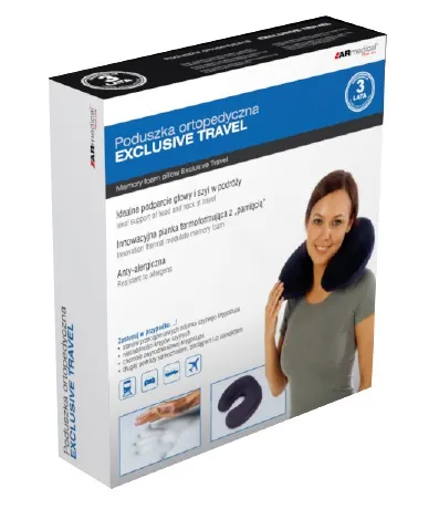 Poduszka ortopedyczna podróżna Exclusive Travel ( MTP-2828)