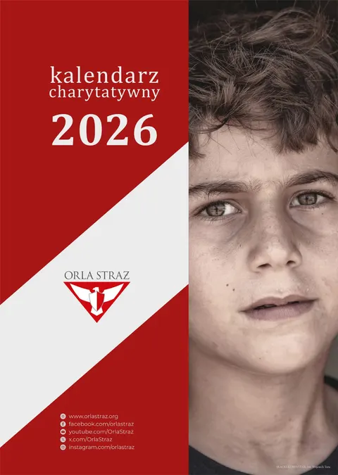Kalendarz charytatywny Fundacji Orla Straż. 2026r.