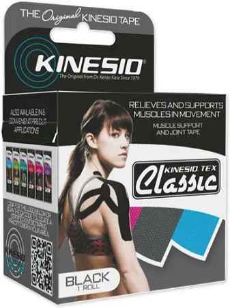 Kinesio Tex Gold Classic 5cm x 4m CZARNY (USA TAPE)