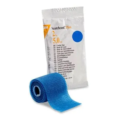 Lekki Gips Syntetyczny WODOODPORNY 5cm x 3,6m (scotchcast 3M)
