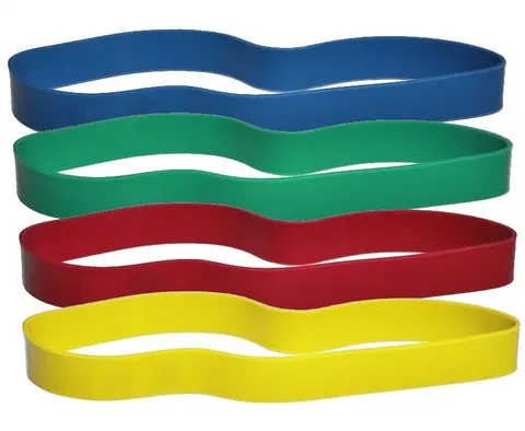 ZESTAW Gum w kształcie pętli do ćwiczeń oporowych - Taśma Loop (loop-set-4)