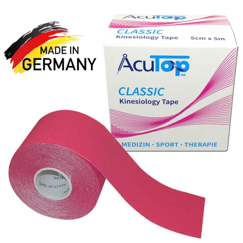 Oryginal Kinesiology Tape AcuTop Pink - NIEMIECKA JAKOŚĆ - niska cena (acutop różowy)