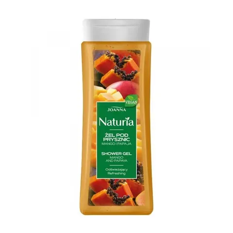 JOANNA NATURIA Żel pod prysznic MANGO & PAPAJA, 300 ml