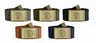 Canvas Brass Belt 4cm