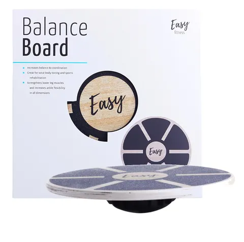 Drewniana platforma równoważna z systemem antypoślizgowym (BB-WOODEN)