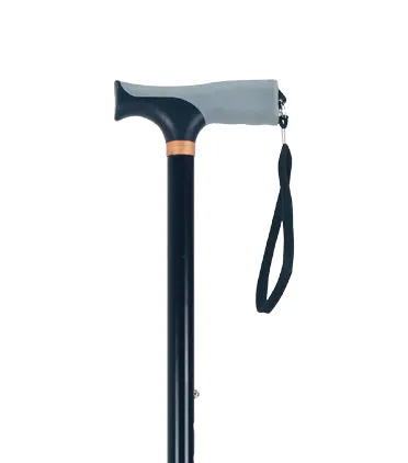 Lekka laska aluminiowa z miękkim uchwytem + smycz (AR-014)