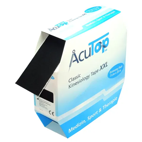 AcuTop Classic XXL Kinesiology tape 35m CZARNY (ATC long)