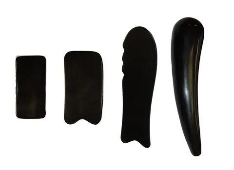 Profesjonalny zestaw kamieni do masażu Gua Sha (set 80809K-4 )