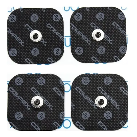 Elektrody pojedyncze EasySnap 5cm x 5cm do elektrostymulatorów Compex - 4 sztuki (Compex 42215)