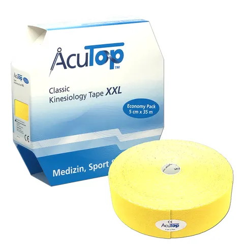 AcuTop Classic XXL Kinesiology tape 35m ŻÓŁTY (ATC long)