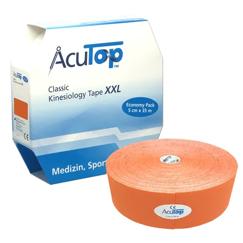 AcuTop Classic XXL Kinesiology tape 35m POMARAŃCZOWY (ATC long)