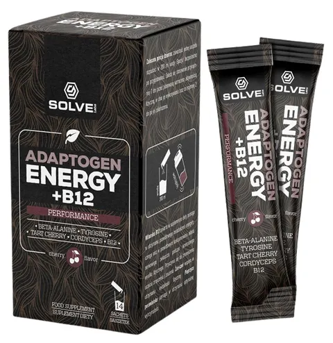 Adaptogeny + aminokwasy + witamina B12 w saszetkach (Adaptogen Energy + B12)