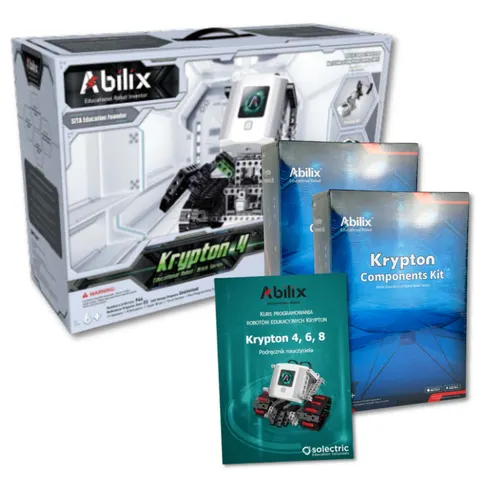 Abilix - Krypton 4 v.2 EDU + klocki + materiały