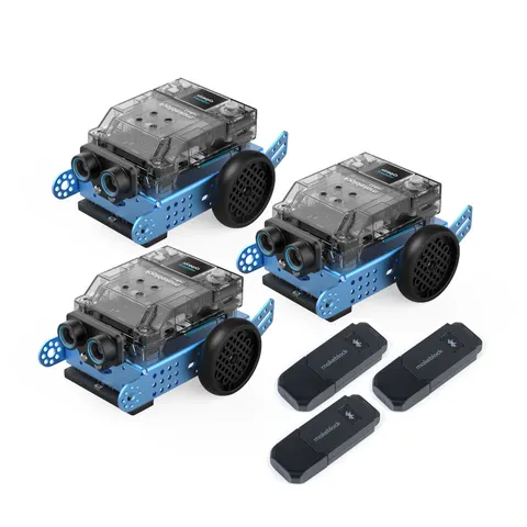 Makeblock - zestaw 3x mBot2 + 3x Bluetooth + ładowarka