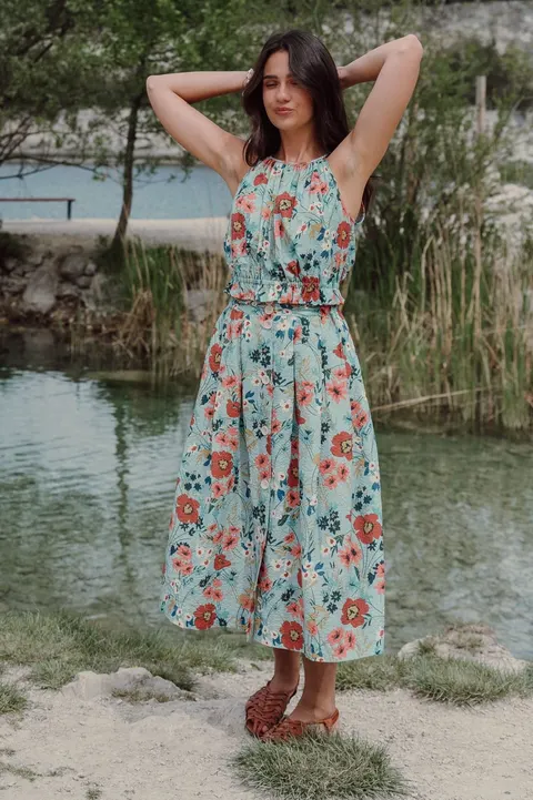 Spódnica, ZUZA BLUE SUMMER
