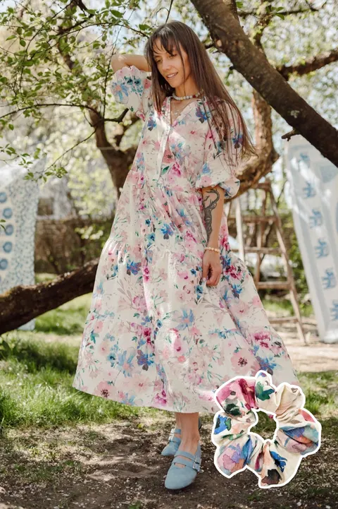 Sukienka, HELENA PASTEL FLORAL