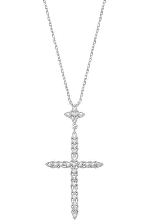 Naszyjnik Imperial Crosses Silver