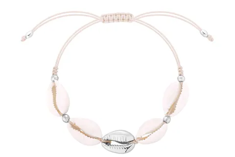 Bransoletka Cowrie Shells Silver